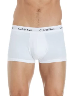 Calvin Klein Cotton Stretch Trunk Red/White/Blue 3 Pack -Calvin Klein Sales 148332880 4 720x928