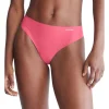 Calvin Klein Invisibles Thong In Pink