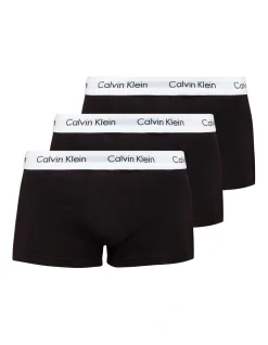 Calvin Klein Cotton Stretch Trunk Black 3 Pack