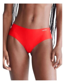 Calvin Klein Invisibles Hipster Brief In Red