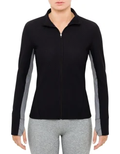 Calvin Klein Performance Honey Comb Jacket Black