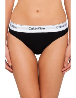 Calvin Klein Modern Cotton Bikini Brief In Black
