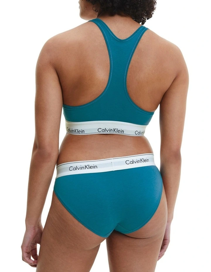 Modern Cotton Unlined Bralette Tapestry Teal Calvin Klein Modern Cotton Unlined Bralette Tapestry Teal -Calvin Klein Sales