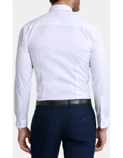 Calvin Klein Extra Slim Long Sleeve Business Shirt White -Calvin Klein Sales 395062120 3 1 720x928