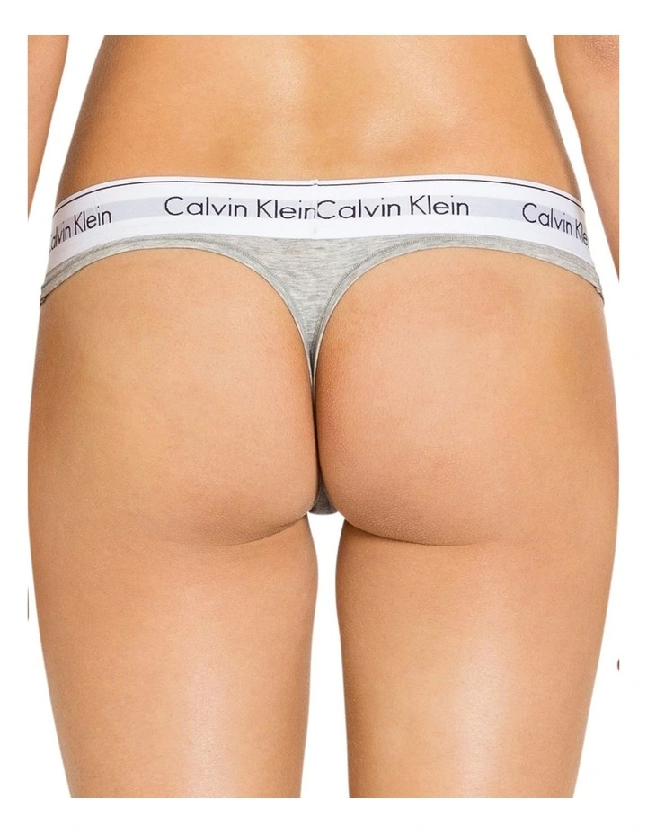 Modern Cotton Thong In Grey Heather Calvin Klein Modern Cotton Thong In Grey Heather -Calvin Klein Sales