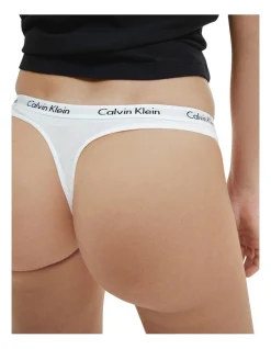 Calvin Klein Carousel Thong Briefs 3 Pack In Assorted -Calvin Klein Sales 601332850 945804340 4 720x928