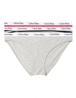 Calvin Klein Carousel Bikini Briefs 3 Pack In Assorted