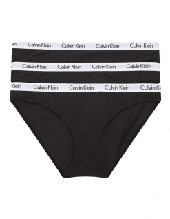 Calvin Klein Carousel Bikini 3 Pack In Black