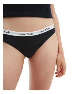 Calvin Klein Carousel Bikini 3 Pack In Black -Calvin Klein Sales 601332940 968773870 4 720x928