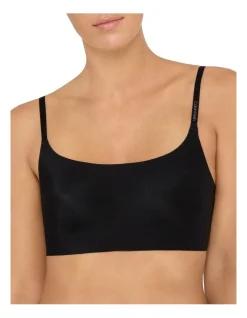 Calvin Klein Invisibles (Comfort) Lightly Lined Bralette (Retro) Bra Black