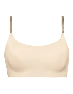 Calvin Klein Invisibles Comfort Lightly Lined Bralette Retro Bra Bare Beige -Calvin Klein Sales 638765560 906735790 4 720x928