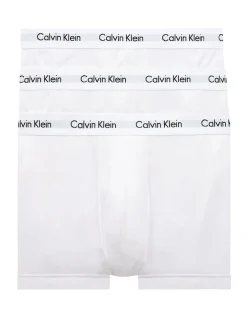 Calvin Klein Cotton Stretch Low Rise Trunk White 3 Pack
