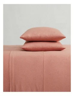 Calvin Klein Modern Cotton Harrison Standard Pillowcase In Terracotta