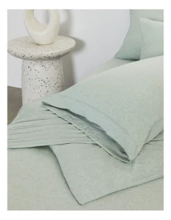 Calvin Klein Modern Cotton Harrison Quilt Cover In Mint Sandstone -Calvin Klein Sales 710870410 936562960 4 720x928