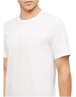 Calvin Klein Classics Crew Cotton T-Shirt White 3 Pack -Calvin Klein Sales 758714410 4 720x928