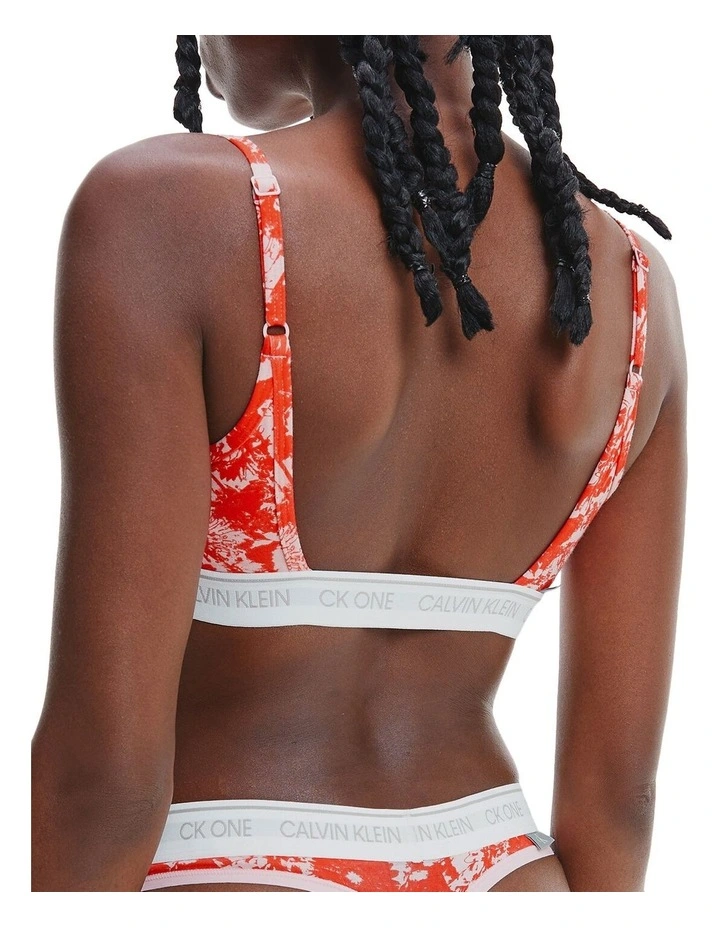 Ck One Cotton Unlined Bralette Pink/Solar Calvin Klein Ck One Cotton Unlined Bralette Pink/Solar -Calvin Klein Sales