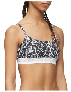 Calvin Klein Ck One Cotton Unlined Bralette Black