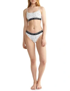 Calvin Klein CK ONE Cotton String Bralette In White -Calvin Klein Sales 765378550 929607940 3 720x928