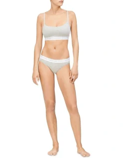 Calvin Klein CK One Cotton Bikini Brief In Grey Heather