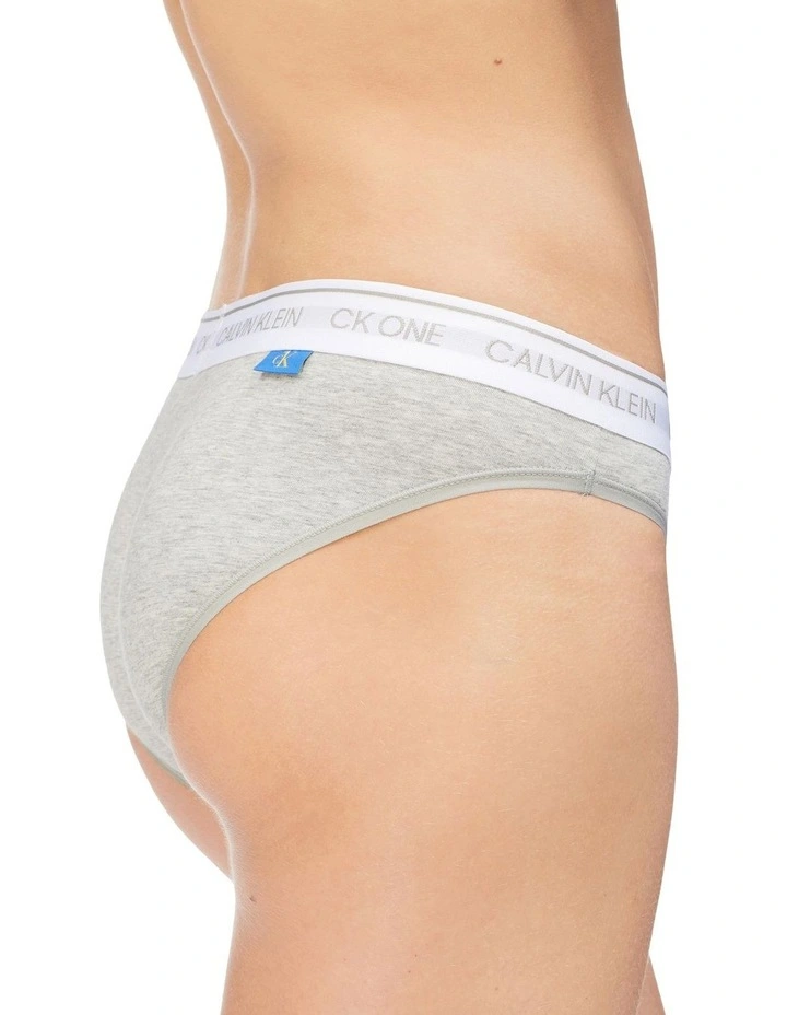 CK One Cotton Bikini Brief In Grey Heather Calvin Klein CK One Cotton Bikini Brief In Grey Heather -Calvin Klein Sales