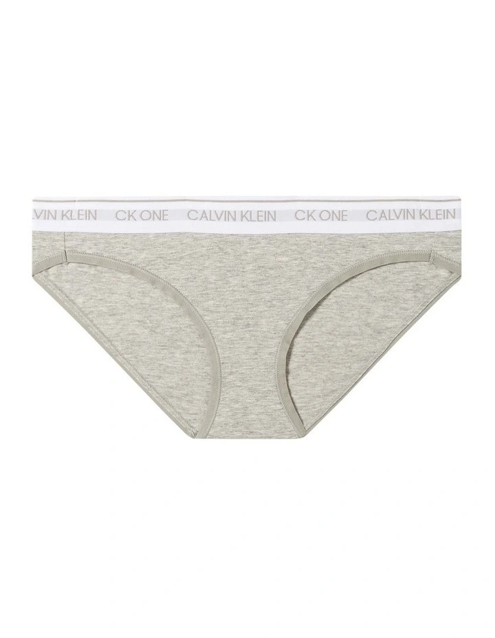 CK One Cotton Bikini Brief In Grey Heather Calvin Klein CK One Cotton Bikini Brief In Grey Heather -Calvin Klein Sales