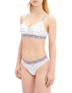 Calvin Klein Ck One Cotton Bikini Brief In White