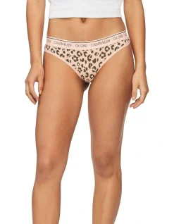 Calvin Klein Ck One Cotton Thong Brief In Peach Melba