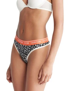 Calvin Klein Ck One Cotton Thong Brief In Multi -Calvin Klein Sales 766297450 929608480 3 720x928