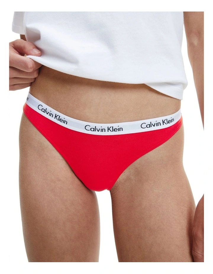 Carousel Thong Brief In Red Calvin Klein Carousel Thong Brief In Red -Calvin Klein Sales
