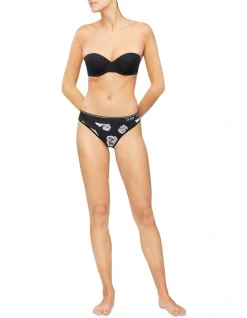 Calvin Klein Strapless Push Up Bra Black