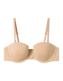 Calvin Klein Strapless Lightly Lined Bra Nude -Calvin Klein Sales 770122450 771400090 4 720x928