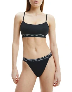 Calvin Klein Ck One Cotton Brazilian Brief Black