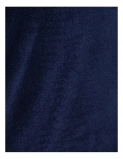 Calvin Klein Plush Robe Navy -Calvin Klein Sales 784642780 4 720x928