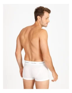 Calvin Klein Cotton Stretch Low Rise Trunk White/Black 3 Pack -Calvin Klein Sales 788970790 3 720x928