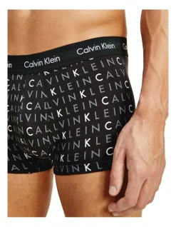Calvin Klein Cotton Stretch Low Rise Trunk Black/Grey 3 Pack -Calvin Klein Sales 788970880 4 720x928
