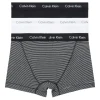 Calvin Klein Cotton Stretch Trunk White/Black 3 Pack