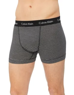 Calvin Klein Cotton Stretch Trunk White/Black 3 Pack -Calvin Klein Sales 788970970 4 720x928