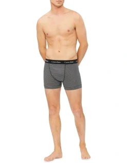 Calvin Klein Cotton Stretch Trunk White/Black 3 Pack -Calvin Klein Sales 788970970 5 720x928