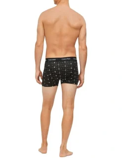 Calvin Klein Cotton Stretch Trunk Black/Grey 3 Pack -Calvin Klein Sales 788971060 3 720x928
