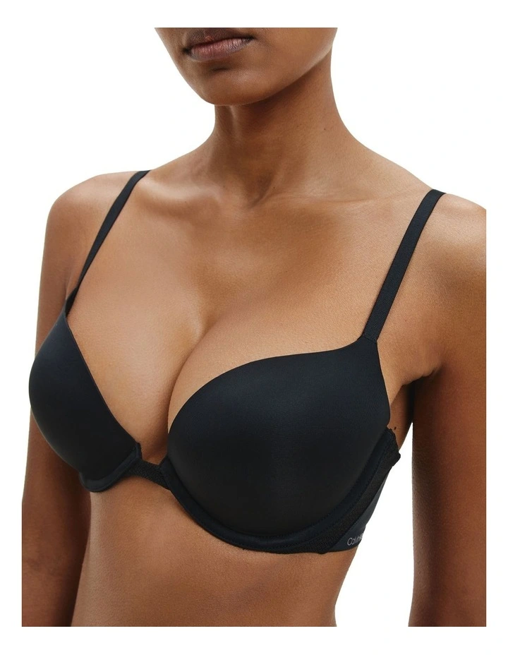 Perfectly Fit Flex Push Up Plunge Bra In Black Calvin Klein Perfectly Fit Flex Push Up Plunge Bra In Black -Calvin Klein Sales