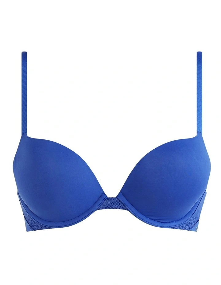 Perfectly Fit Flex Push Up Plunge Bra In Blue Calvin Klein Perfectly Fit Flex Push Up Plunge Bra In Blue -Calvin Klein Sales