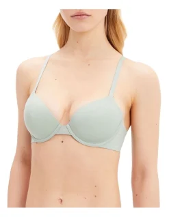 Calvin Klein Perfectly Fit Flex Lightly Lined Demi Bra In Green