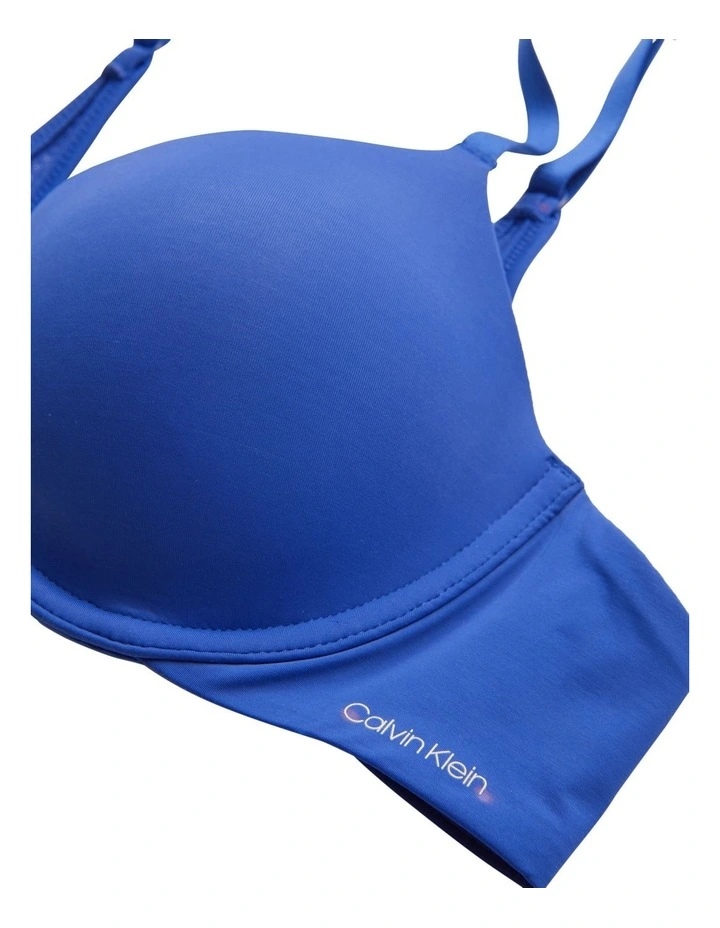 Perfectly Fit Flex Lightly Lined Demi Bra In Blue Calvin Klein Perfectly Fit Flex Lightly Lined Demi Bra In Blue -Calvin Klein Sales