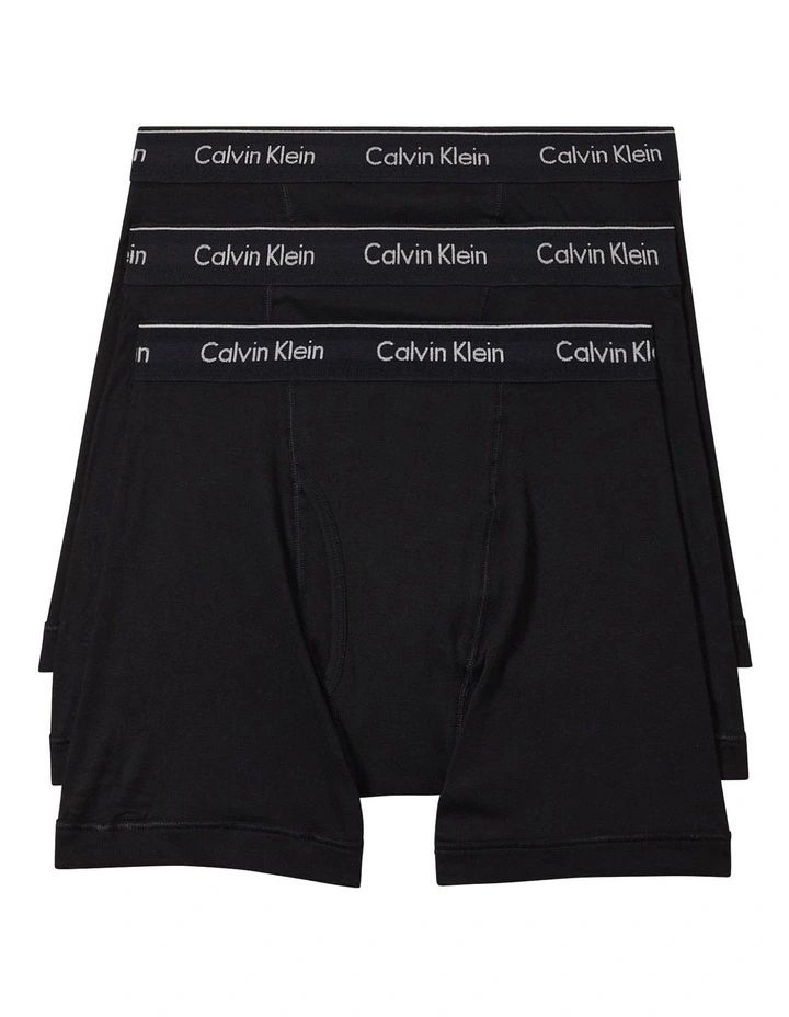 Cotton Classics Boxer Brief Black 3 Pack Calvin Klein Cotton Classics Boxer Brief Black 3 Pack -Calvin Klein Sales
