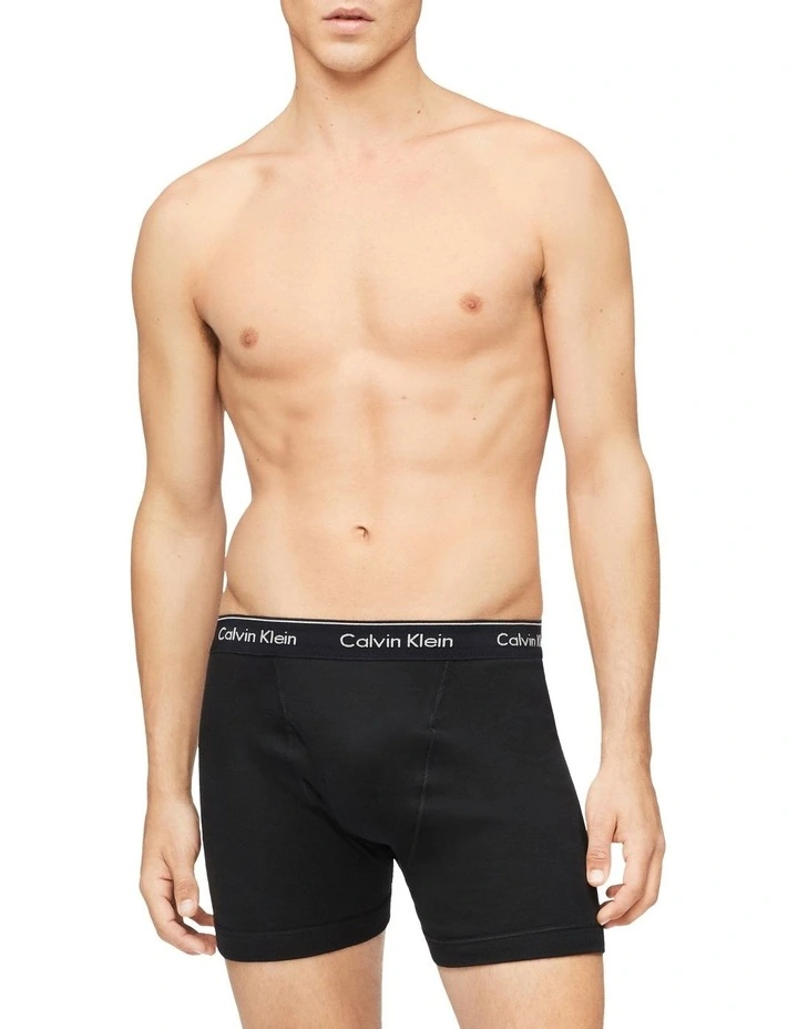 Cotton Classics Boxer Brief Black 3 Pack Calvin Klein Cotton Classics Boxer Brief Black 3 Pack -Calvin Klein Sales