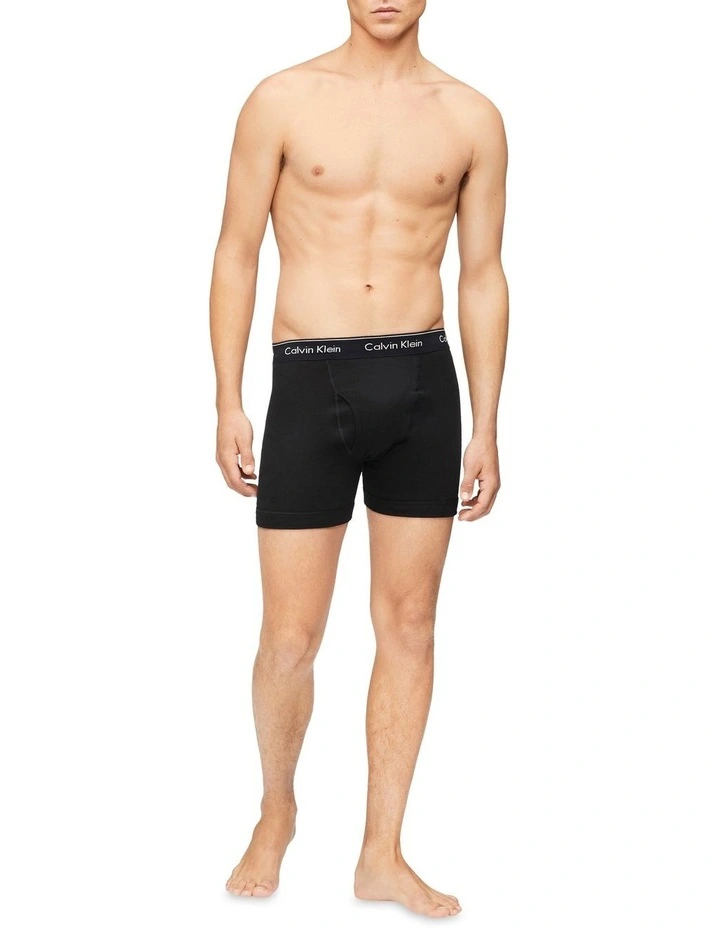 Cotton Classics Boxer Brief Black 3 Pack Calvin Klein Cotton Classics Boxer Brief Black 3 Pack -Calvin Klein Sales