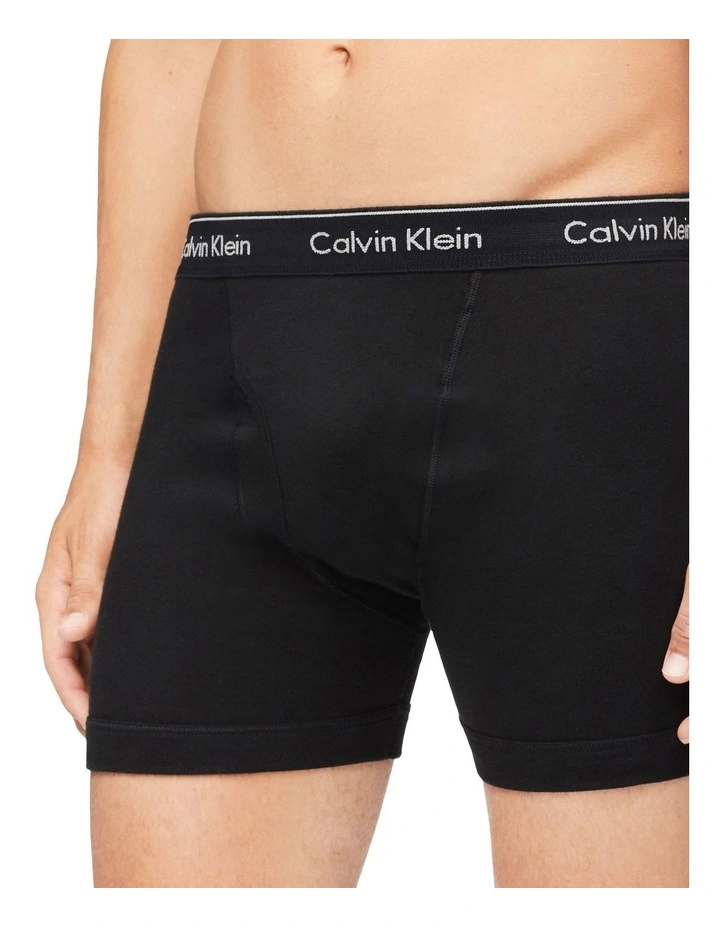 Cotton Classics Boxer Brief Black 3 Pack Calvin Klein Cotton Classics Boxer Brief Black 3 Pack -Calvin Klein Sales