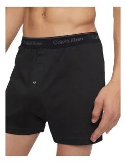 Calvin Klein Cotton Classics Knit Boxers Black 3 Pack -Calvin Klein Sales 809481250 4 720x928