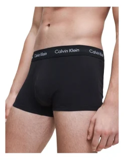 Calvin Klein Cotton Stretch Low Rise Trunks 5 Pack In Black -Calvin Klein Sales 809482330 4 720x928
