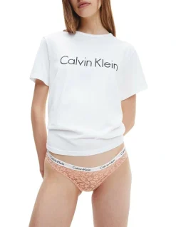 Calvin Klein Carousel Lace Bikini Brief In Pink
